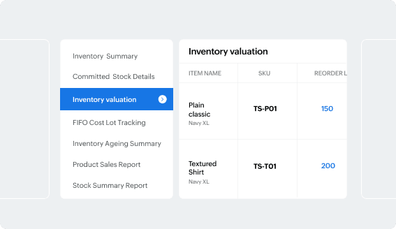 Inventory adjustment for damaged goods displays original and updated quantities after adjustment.